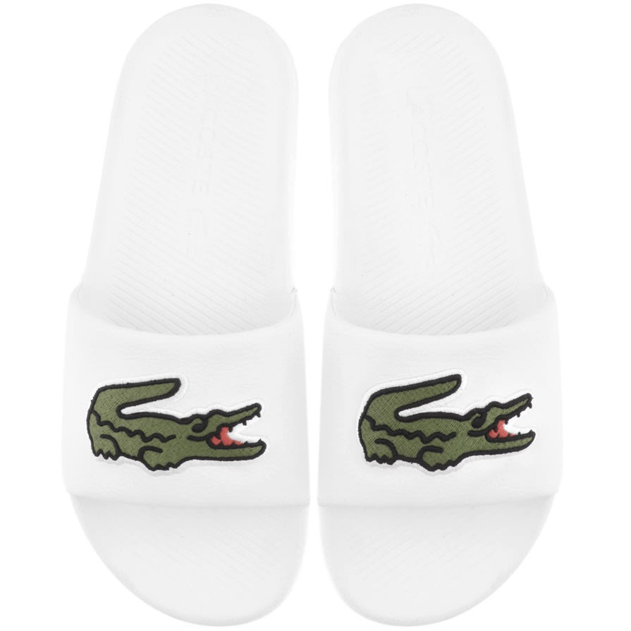 Alternative Image for ProductLacoste Croco Sliders White1